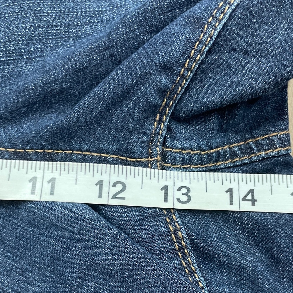 NWT 1822 Ankle Skinny Jeans Size 24W Mid High Rise Dark Wash Denim Stretchy - Picture 9 of 11